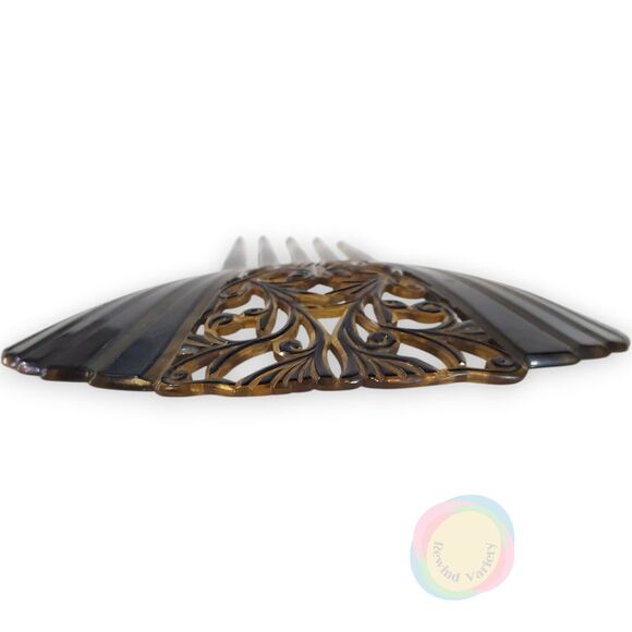 Antique Art Deco Mantilla Hair Comb Lrg 7\